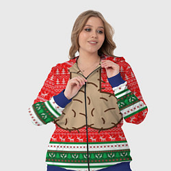 Женский 3D-костюм НОВЫЙ ГОД LITTLE BIG, цвет: 3D-синий — фото 2