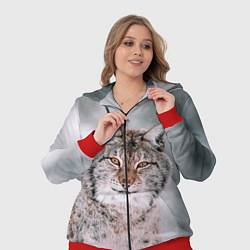 Женский 3D-костюм Рысь, цвет: 3D-красный — фото 2