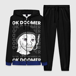 Женский 3D-костюм OK DOOMER, цвет: 3D-синий