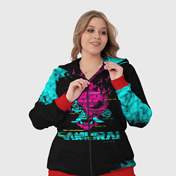 Женский 3D-костюм 2077, цвет: 3D-красный — фото 2