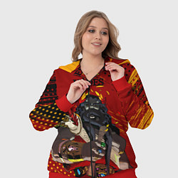 Женский 3D-костюм Hades - Аид, цвет: 3D-красный — фото 2