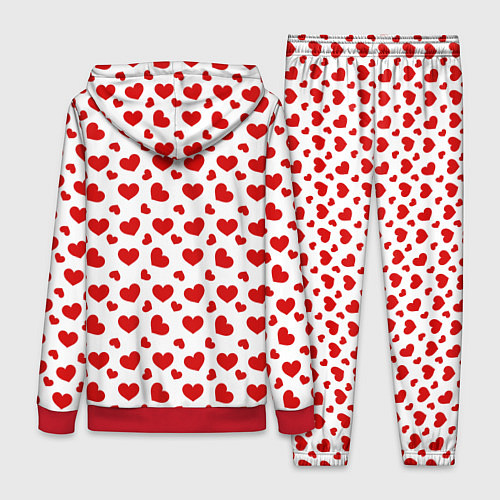 Женский костюм Сердечки / 3D-Красный – фото 2