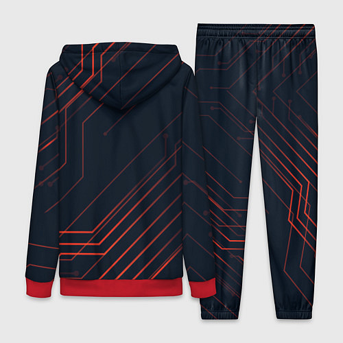 Женский костюм CYBERPUNK 2077 samurai / 3D-Красный – фото 2