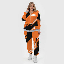 Женский 3D-костюм KTM КТМ SPORT, цвет: 3D-меланж — фото 2