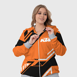 Женский 3D-костюм KTM КТМ SPORT, цвет: 3D-меланж — фото 2