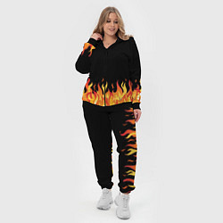 Женский 3D-костюм ОГОНЬ И НИЧЕГО ЛИШНЕГО, цвет: 3D-черный — фото 2