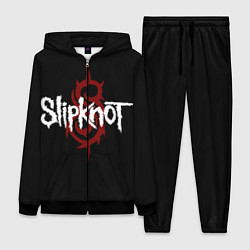 Женский 3D-костюм Slipknot Надпись, цвет: 3D-черный