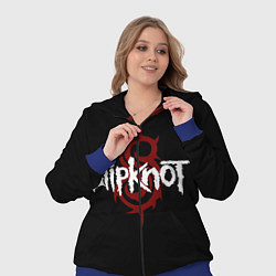 Женский 3D-костюм Slipknot Надпись, цвет: 3D-синий — фото 2