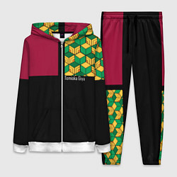 Женский 3D-костюм Гию Томиока Kimetsu no Yaiba, цвет: 3D-белый