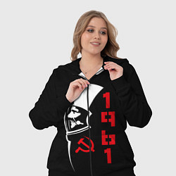 Женский 3D-костюм Гагарин - СССР 1961, цвет: 3D-черный — фото 2