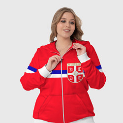 Женский 3D-костюм Сборная Сербии, цвет: 3D-белый — фото 2