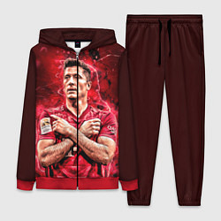 Женский 3D-костюм Левандовски Lewandowski 9, цвет: 3D-красный