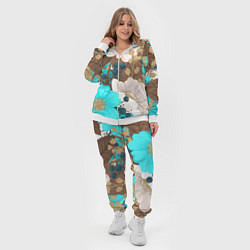 Женский 3D-костюм Красивые цвеТы, цвет: 3D-белый — фото 2