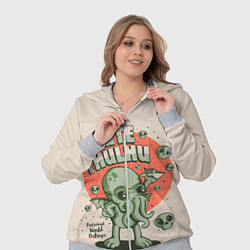 Женский 3D-костюм Милый Ктулху, цвет: 3D-меланж — фото 2