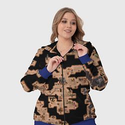 Женский 3D-костюм Heroes III Dungeon Map, цвет: 3D-синий — фото 2