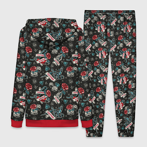 Женский костюм TATTOO / 3D-Красный – фото 2