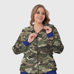 Женский 3D-костюм Именной камуфляж Колян, цвет: 3D-синий — фото 2