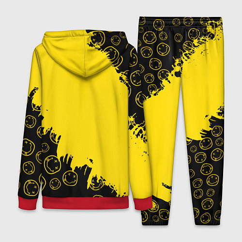 Женский костюм Nirvana Smile Нирвана Рваный Паттерн / 3D-Красный – фото 2