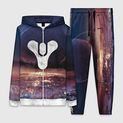 Женский 3D-костюм ДЕСТИНИ ЗЕМЛЯ ХАБ, СТРАННИК НАД ГОРОДОМ, цвет: 3D-белый