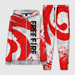 Женский 3D-костюм GARENA FREE FIRE ЛОГО ИГРЫ, ДРАКОН, цвет: 3D-меланж