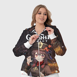 Женский 3D-костюм Hu Tao, цвет: 3D-белый — фото 2