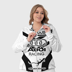 Женский 3D-костюм Audi Quattro, цвет: 3D-белый — фото 2
