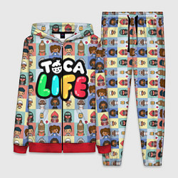 Женский 3D-костюм Toca Life, цвет: 3D-красный
