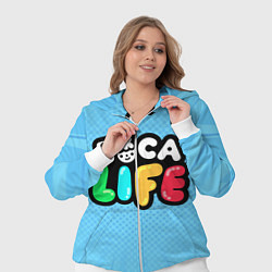 Женский 3D-костюм Toca Life: Logo, цвет: 3D-белый — фото 2