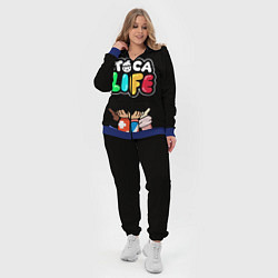 Женский 3D-костюм Toca Life: Friends, цвет: 3D-синий — фото 2