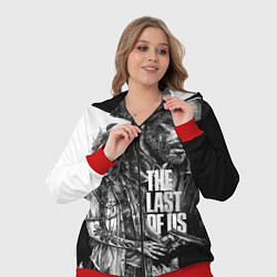 Женский 3D-костюм THE LAST OF US ЧЁРНО БЕЛЫЙ, цвет: 3D-красный — фото 2