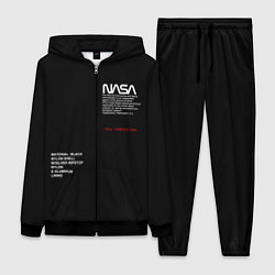 Женский 3D-костюм NASA BLACK UNIFORM SPACE НАСА ЧЁРНАЯ ФОРМА, цвет: 3D-черный