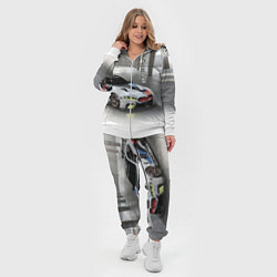 Женский 3D-костюм BMW Motorsport Mission 8, цвет: 3D-белый — фото 2