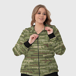 Женский 3D-костюм Оружие камуфляж, цвет: 3D-черный — фото 2