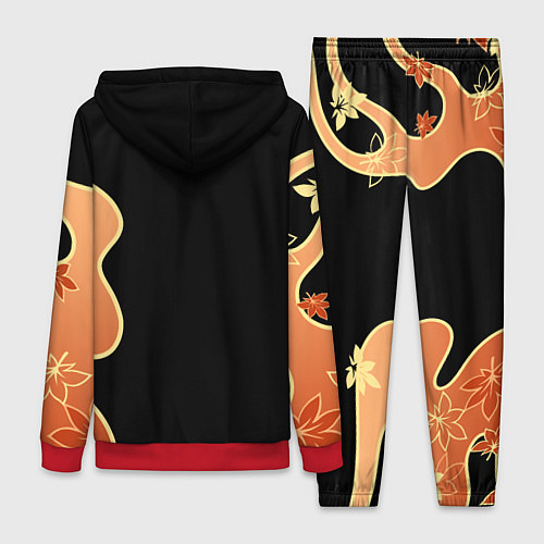 Женский костюм КАДЗУХА ПАТТЕРН / 3D-Красный – фото 2