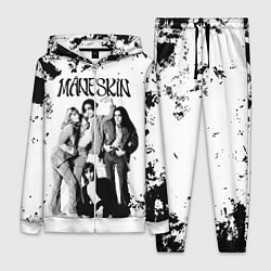 Женский 3D-костюм Maneskin Монэскин, рок - группа, цвет: 3D-белый