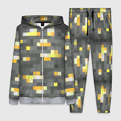 Женский 3D-костюм Золотая руда - Minecraft, цвет: 3D-меланж