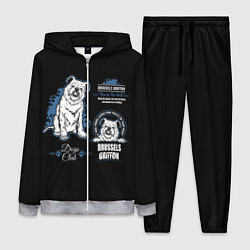 Женский 3D-костюм Брюссельский Гриффон Brussels Griffon, цвет: 3D-меланж