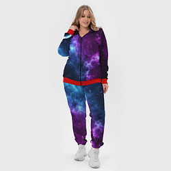 Женский 3D-костюм NEON GALAXY НЕОНОВЫЙ КОСМОС, цвет: 3D-красный — фото 2