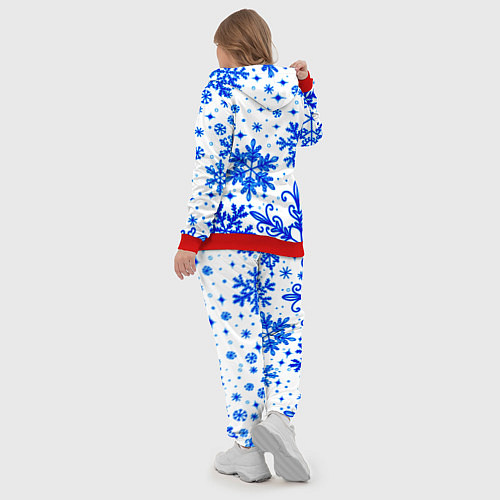 Женский костюм Белая Зима / 3D-Красный – фото 5