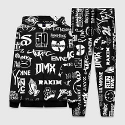 Женский 3D-костюм RAP & HIP HOP LOGOS, цвет: 3D-черный