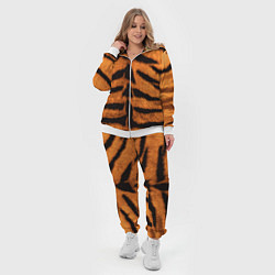 Женский 3D-костюм ТИГРИНАЯ ШКУРА, цвет: 3D-белый — фото 2