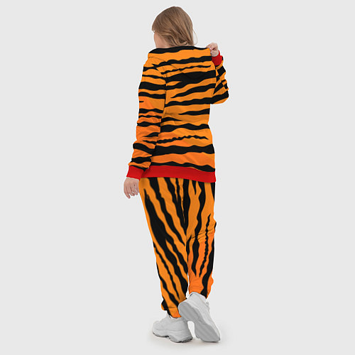 Женский костюм Тигр фурри на стиле / 3D-Красный – фото 5