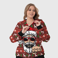 Женский 3D-костюм Bad Santa Плохой Санта, цвет: 3D-черный — фото 2