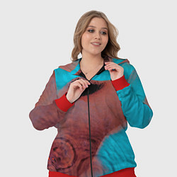 Женский 3D-костюм Meddle - Pink Floyd, цвет: 3D-красный — фото 2