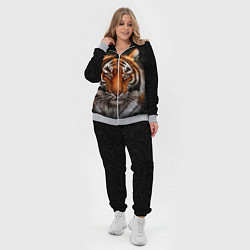 Женский 3D-костюм Реалистичный тигр Realistic Tiger, цвет: 3D-меланж — фото 2