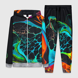 Женский 3D-костюм Огни большого города, цвет: 3D-меланж