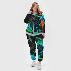 Женский 3D-костюм Огни большого города, цвет: 3D-меланж — фото 2