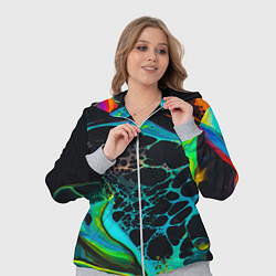 Женский 3D-костюм Огни большого города, цвет: 3D-меланж — фото 2