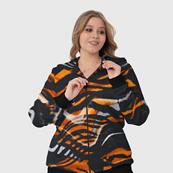 Женский 3D-костюм Окрас тигра, цвет: 3D-черный — фото 2