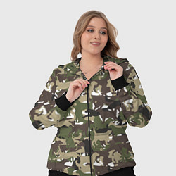 Женский 3D-костюм Камуфляж из Собак Camouflage, цвет: 3D-черный — фото 2